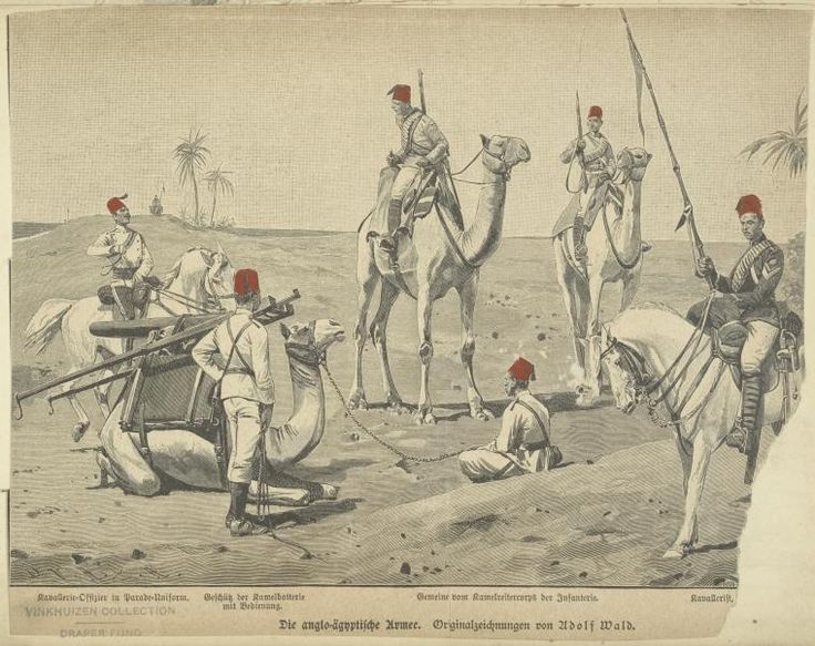 Illustration of Anglo-Egyptian troops